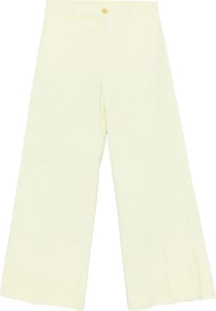 Forte_Forte Dames, Broeken, Geel, Maat: 3XS