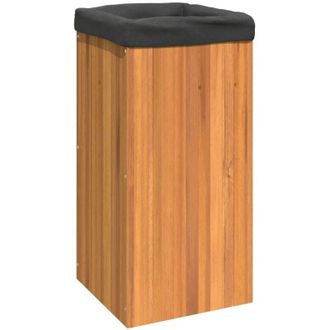 vidaXL Jardinera De Madera Maciza De Acacia 45x45x90 Cm Vidaxl