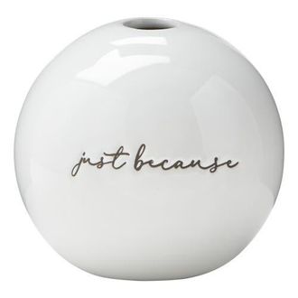 Tag Just Because White Ceramic Bud Vase Decorative Novelty at Nordstrom