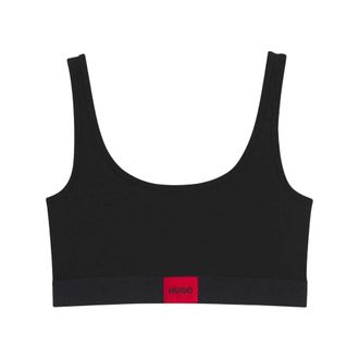 HUGO BOSS Hugo Dames/Dames Red Label Logo Bralette (Zwart)