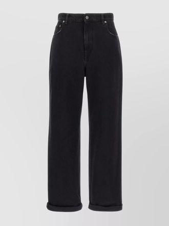 Golden Goose cotton wide-leg jeans