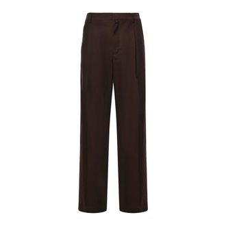 Maison Margiela Broeken, Heren, Bruin, L, Straight Broeken