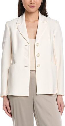 Anne Klein Three-Button Notch Collar Jacket