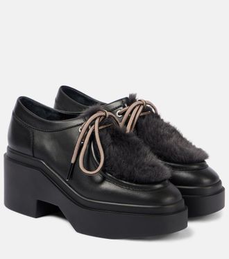 Robert Clergerie Ballerine Norton in pelle con platform