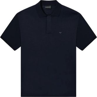 Emporio Armani Polo Shirt - Heren - Polos - Blauw - XL - Tops