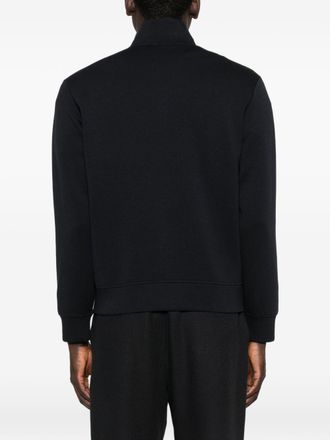 Emporio Armani Logo Cotton Sweatshirt - Black