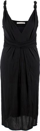 D.exterior D Exterior Black Ruched Dress Size S