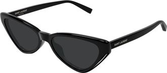 Saint Laurent SL 944 Zonnebril - Dames - Zonnebrillen - Zwart - 54 MM - Nylon - Accessoires