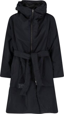 Kimo no-rain Black Kimo No-Rain Reversible Belted Waterproof Jacket