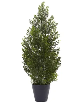 Nearly Natural 2Ft Mini Cedar Pine Tree (Indoor/Outdoor)