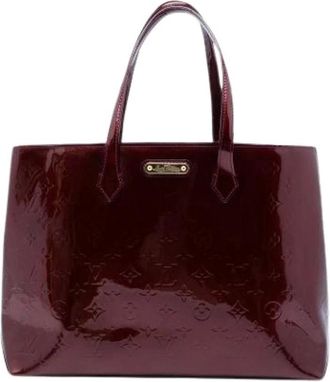 Louis Vuitton Pre-owned Wilshire MM - Dames - Pre-owned - Rood - Maat: ONE Size Leer