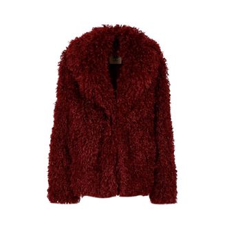 Aniye By Faux Fur & Shearling Jackets, female, Red, Size: S Aniye By Coats Bordeaux