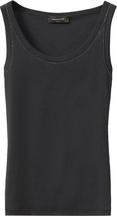 Fabiana Filippi Mouwloze top - Blauw