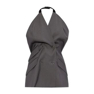 Max Mara Sleeveless Tops, female, Gray, Size: 2XS Cali Top