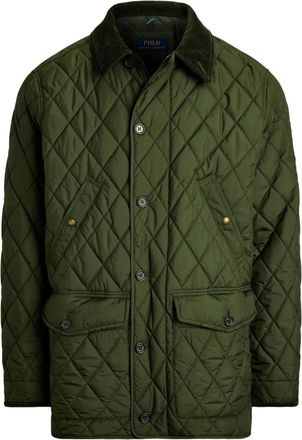 Polo Ralph Lauren Cappotto con colletto a coste - Verde