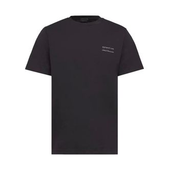 Moncler Logo Cotton T-Shirt - male - Moncler - T-Shirts - Black - M - Tops
