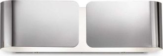 Ideal Lux Ideal Lux Clip - Aplique de pared grande para interiores con 2 luces, cromo, E27