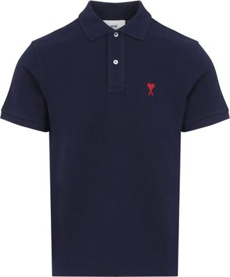 Ami Blue Polo Shirt Stylish Casual Wear