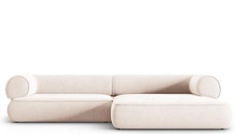 BLOOMINGLOFT 4-Sitzer Ecksofa Lily Chenille rechts
