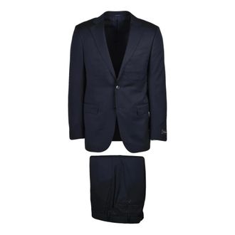 Ermenegildo Zegna Heren, Pakken, Blauw, Maat: XL Wol
