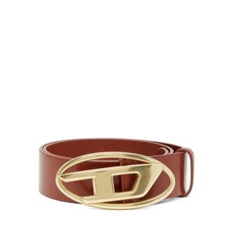Diesel B-1Dr Riem - Dames - Accessoires - Bruin - Maat: 75 CM Leer
