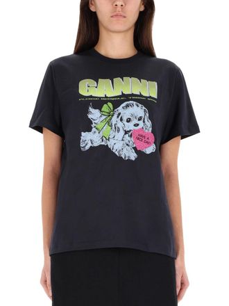 Ganni Welpen T-Shirt