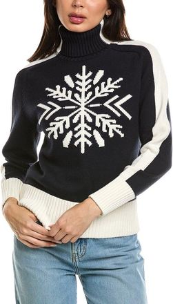 Brodie Snowflake Roll Neck Cashmere-Blend Sweater