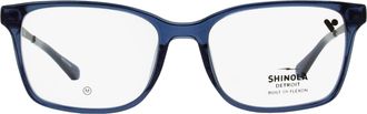 Shinola SH37003 Flexon Rectangular Eyeglasses - Blue