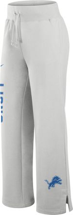 Nike Detroit Lions Primetime Phoenix Wide-Leg Nike Womens NFL Sweatpants in Grey | 027E0BB9J-VZL