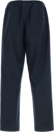 Prada Cotton Trousers - Navy