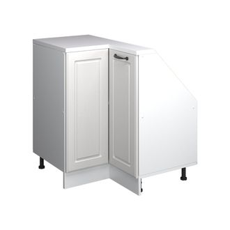Vicco Armario Para Techo Inclinado Armario De Esquina Rion, Casa De Campo Blanca/blanca, 75.6 X 81.6 Cm Con 1 Puerta, Vicco