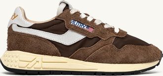 Autry REELWIND LOW SNEAKERS IN WHITE AND TUNDRA NYLON AND SUEDE