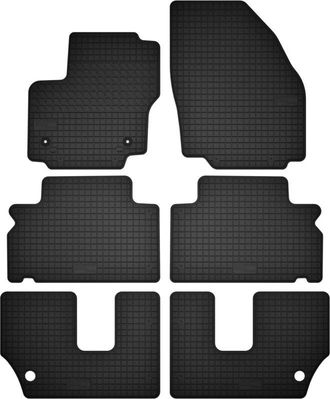 OEM Alfombrillas De Goma De 3 Filas Para 7 Personas: Ford Galaxy Mk2 Minivan (a&ntilde;os Modelo 2011-2015)