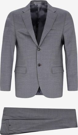 Corneliani Anzug aus melierter Schurwolle