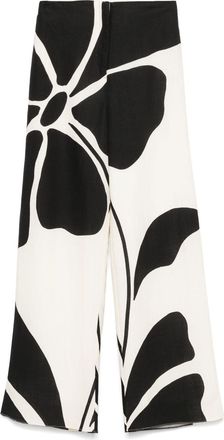 Cala de la Cruz India Trousers - Womens - Cotton/Linen/Flax