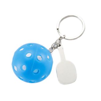 Generic Pickleball Accessories - Pickleball Keychain, Luggage Tag, Bag Tag, Purse Accessories, Rustproof Bag Tag | Smooth Portable Backpack Accessory for Fans