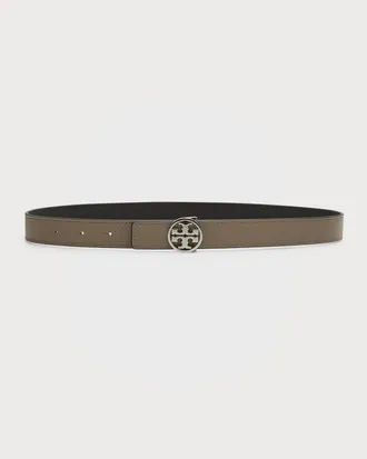 Tory Burch Miller Logo Reversible Belt