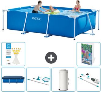 Intex Piscina Con Estructura Rectangular - 300x200x75 Cm - 7-piezas S83