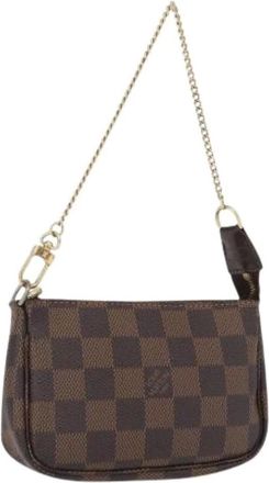 Louis Vuitton Pre-owned Mini Bags, female, Brown, Size: ONE SIZE Pre-owned Canvas Mini Bag