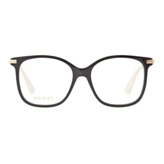 Gucci Square Full Rim Eyeglasses - Black