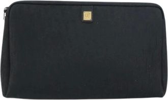 Dior Pre-owned Clutches, female, Black, Size: ONE SIZE Pre-owned Trotter Pouch