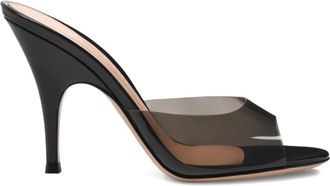Gianvito Rossi Heeled Mules - female - Gianvito Rossi - Heeled Mules - Black - 3 1/2 UK - Shoes