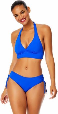 Anne Cole Womens Live In Color Halter Bikini Top in Royal Blue at Nordstrom, Size X-Small