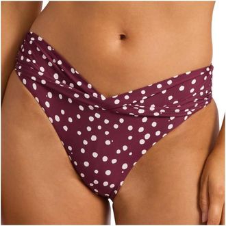 Seafolly Dolce Dot Twist Band Mini Hipster Bikini-Bottom f&uuml;r Damen | orange