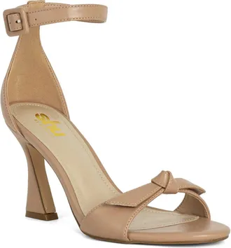Shushop Emelie Ankle Strap Sandal in Beige at Nordstrom Rack, Size 7.5