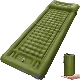 OEM Colch&oacute;n Ultraligero Con Bomba Incorporada, Color Verde