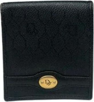 Dior Pre-owned Wallets, female, Black, Size: ONE SIZE Pre-owned Leather wallets