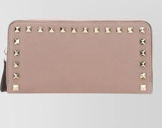 Valentino Garavani rockstud leather wallet studded design