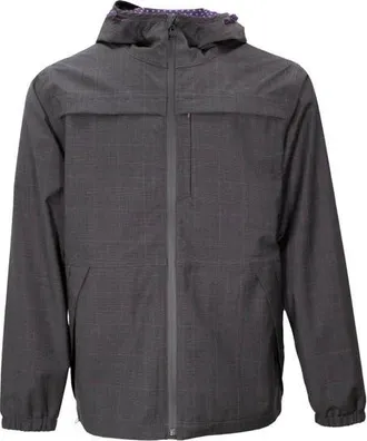 Lords of Harlech Luca Wool Waterproof Jacket in Charcoal at Nordstrom, Size Medium