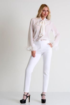 Shan Tapered Trouser in White at Nordstrom, Size 8